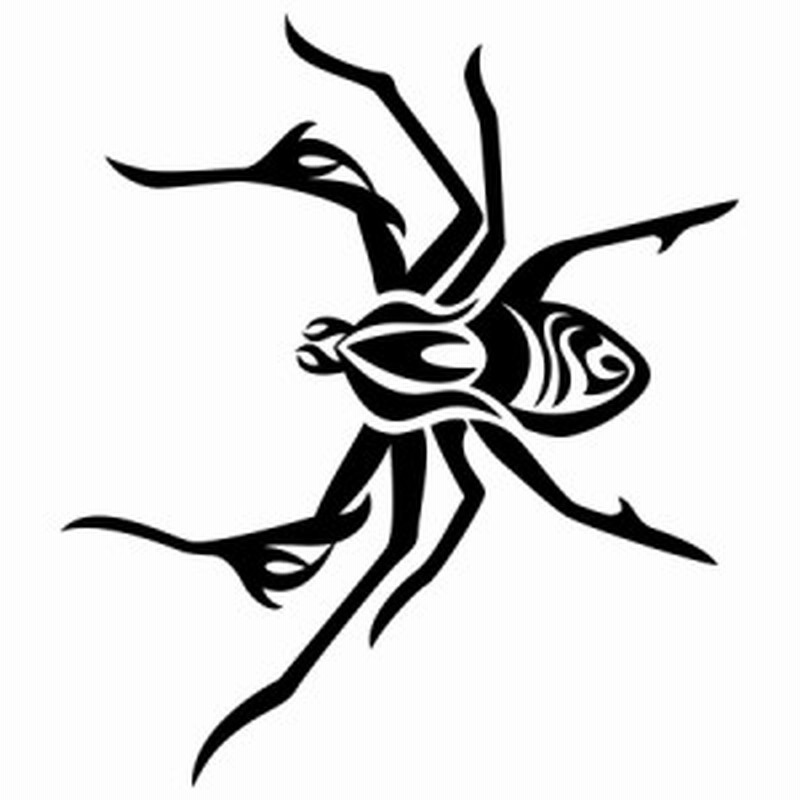 車 かっこいい ステッカー スパイダー クモ 蜘蛛 トライバル 15 左向き カッティングステッカー 全12色 バイク おしゃれ キズ隠し ボデ 通販 Lineポイント最大1 0 Get Lineショッピング