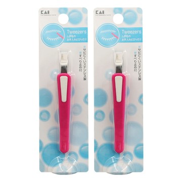 KAI 貝印 彩色眉拔 43*140*45mm  HL-0404  2支