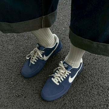 NIKE FIELD GENERAL 麂皮藍 午夜藍 低筒 薄底 男鞋 耐吉 IF0666-400