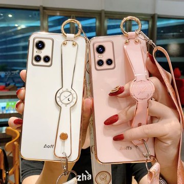 vivoS10手機殼斜跨背肩vivos10pro硅膠軟殼s10直邊防摔s10pro攝像頭全包por女款vivis網紅vovis潮牌vovos新款