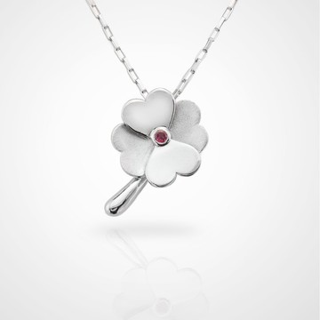 手工925純銀x天然寶石【送給你的祝福】生日石項鍊.生日禮物