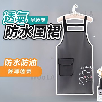[不髒衣服🔥]隔日到貨 防水圍裙 圍裙 廚房圍裙 透明圍裙 工作圍裙