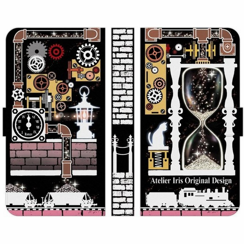 Xperia 各種 5 1 10 Ii Ace Xz3 Xz2 手帳型 スマホ ケース カバー 砂時計と猫 赤 アトリエアイリス 猫 かわいい きれい 通販 Lineポイント最大get Lineショッピング