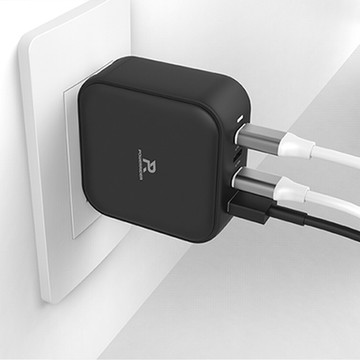 PowerRider PD-1002CA 100W 氮化鎵4孔折疊快速充電器