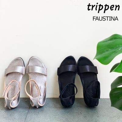 トリッペン trippen レザー サンダル レディース FAUSTINA ベルクロ