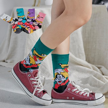 imaco旗艦店 經典卡通中筒襪(5色)