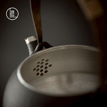 泥巴人 禪意煮茶壺大容量陶壺燒水壺耐高溫家用陶瓷提梁泡茶壺