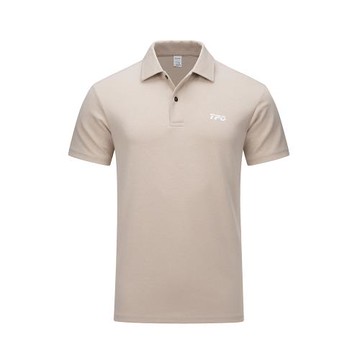 (免運)TFO帆船賽系列無痕壓膠領polo衫男230g新疆棉短袖商務休閑上衣T恤