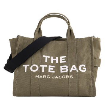 MARC JACOBS TRAVELER 字母兩用托特包(褐綠)大