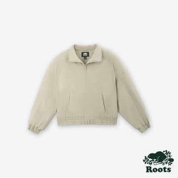 Roots女裝- ANYWHERE TRACK 夾克-化石灰