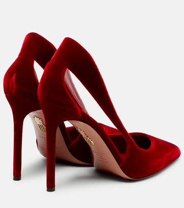 Aquazzura Dangerous Liaisons 105 velvet pumps