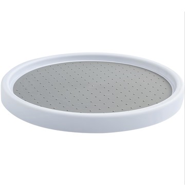 Hangshow 多功能旋轉收納圓盤 大 白色  尺寸30x2 公分  1個