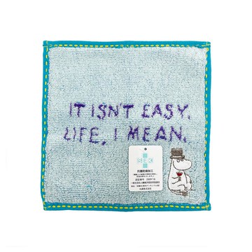 日本丸真 Moomin 嚕嚕米漫畫風口袋小方巾 爸爸與紅酒_廠商直送