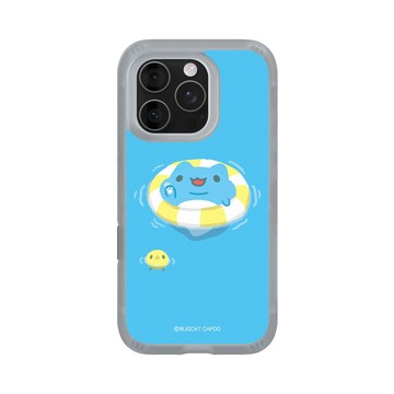 iPhone 16 Pro AirX 流變灰 - 貓貓蟲咖波 Bugcat Capoo - 咖波游泳趣