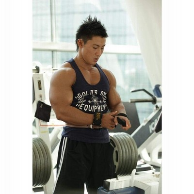ゴールドジム(GOLD`S GYM) パワーグリップ 3710 プロ M (手首の