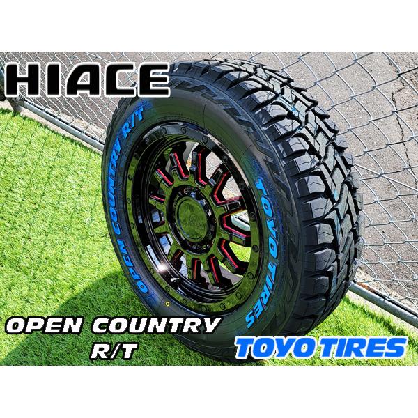 200系ハイエース レジアスエース TOYO トーヨー オープンカントリー RT ホワイトレター 新品 16インチタイヤホイール 215/65R16  車検対応 | LINEショッピング