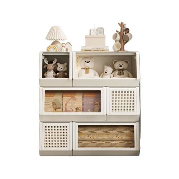 家用大容量收納櫃 客廳臥室斜口設計 加厚塑料收納箱 玩具衣物儲物櫃