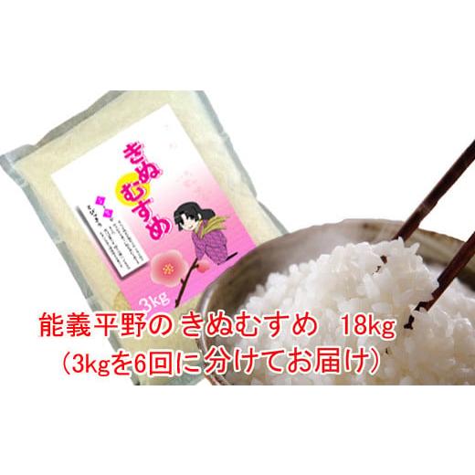 ふるさと納税 島根県 安来市 能義平野のきぬむすめ3kg×6ヵ月 令和5年産 新米