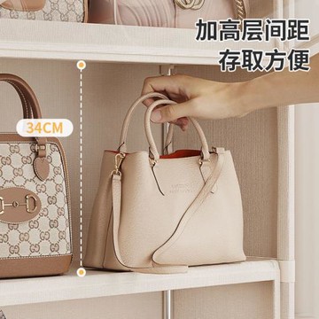 防塵收納柜家用臥室包包多層大容量簡易大號多功能收納置物架