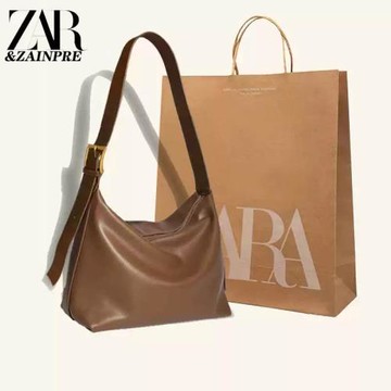 ZAR包包女2025新款大容量小眾質感托特通勤大包百搭單肩斜挎包潮