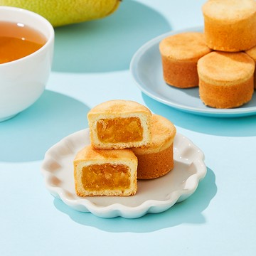 超比食品 柚子小圓燒10入禮盒 X3盒