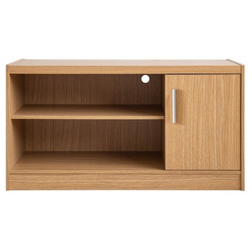 TZUMii 職人加厚 單門 二格電視櫃 ST-480TV-NA  91cm  原木色  1個