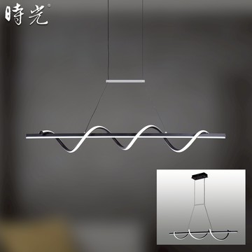 LED 43W/48W 線條餐吊燈(三色變光) F86-MK-113-10B、MK-113-12B