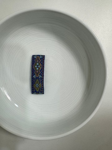 藍色多瑙河/全包邊手工BB髮夾