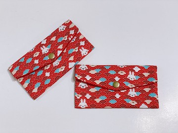 吉祥兔 紅包袋/收納袋/存摺袋 可免費繡字