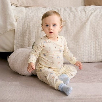 秋天童話嬰兒長褲 (遠紅外線柔暖布)