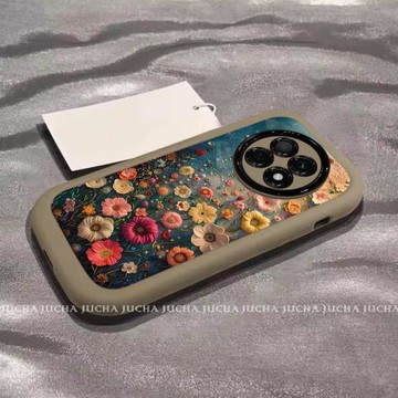 適用oppoa5pro手機殼網紅女高級感防摔a5por新款鏡頭OppO全包軟硅膠a5pro創意ins風0PP0的保護套時尚藝術花海