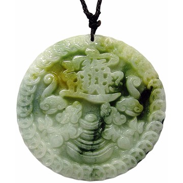 小福瓜正陽辣綠成熟 天然A貨翡翠玉石吊墜子項鍊PP45