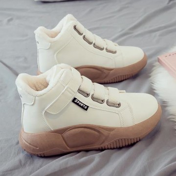 加絨加厚保暖雪地靴女百搭2024冬季新款棉靴時尚女鞋短靴冬款棉鞋