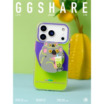 寄居蟹原創考拉iPhone17手機殼帶磁吸支架16promax蘋果15保護套13新款14promax磨砂防摔多巴胺小眾高級感可愛