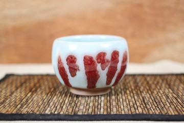 【送禮好物】汝窯銅紅 牛血紅 大圓融杯 名家葉敏祥手作