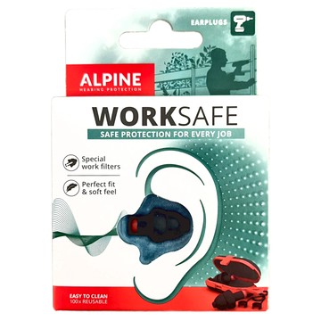 ALPINE 頂級工作聽力保護耳塞 附收納盒  1組  1對