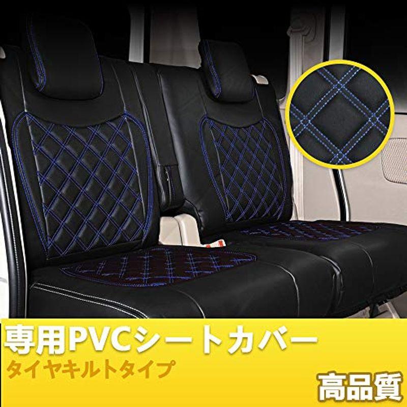 ジムニー JA11 シートカバー ダイヤカット ステッチ ブラック 一台分