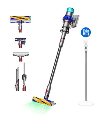 領券再折【送原廠收納架】Dyson V15 Detect™ Fluffy 智慧無線吸塵器