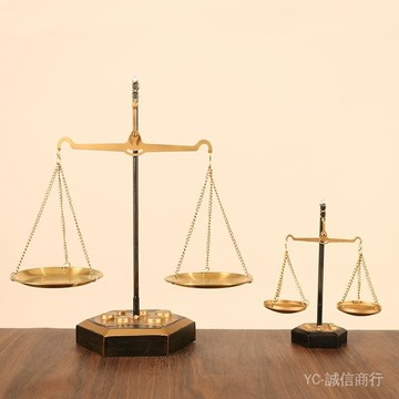 💯可開發票#歐式複古懷舊老式手工鐵藝天平工藝秤玄關櫥窗裝飾品創意桌麵擺件