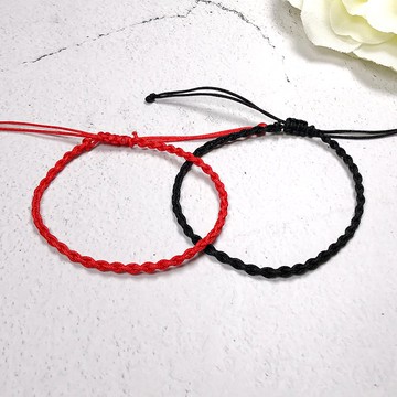 四股辮結純色手繩 客製化手繩手環 【自選顏色】TB135