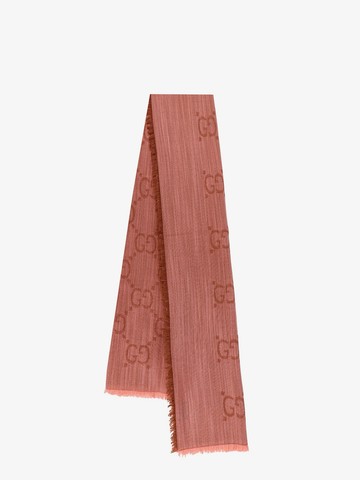 Wool and silk scarf with gg motif - GUCCI - gender_Woman