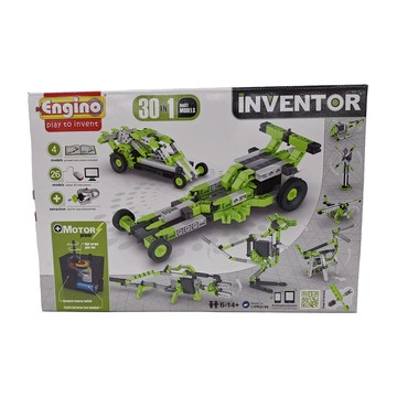 Engino 安捷積木 發明者電動系列 30合1電動變形多組  1盒  綠色
