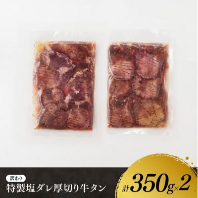 ふるさと納税 川南町 特製塩だれ!厚切り牛タン　700g