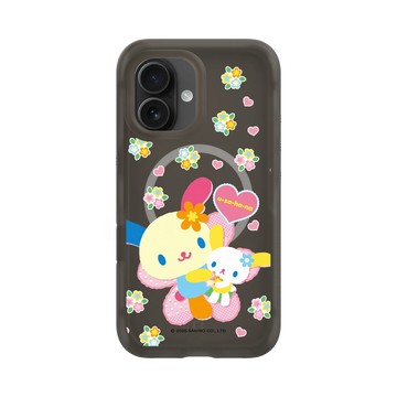 iPhone 16 AirX 本質黑 - 三麗鷗-花小兔 Usahana - 抱緊緊