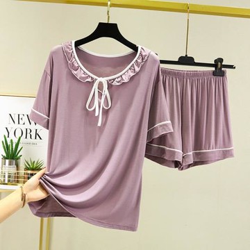 莫代爾休閑家居服女韓版外穿短褲