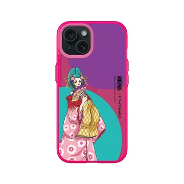 iPhone 15 Clear 粉漾桃 - 航海王 One Piece - 角色系列-光月日和