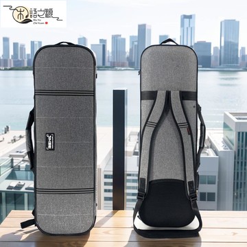 免運 現貨速發通靈 高檔小提琴琴盒  輕便防震牛津布 小提琴case 4/4 灰色琴盒