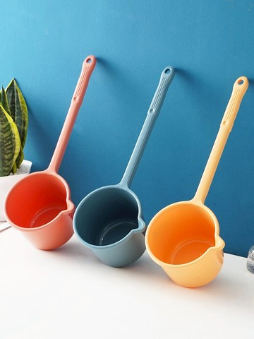 長柄塑料水舀寶寶洗頭水勺廚房加厚水舀子水瓢兒童嬰兒洗澡舀子