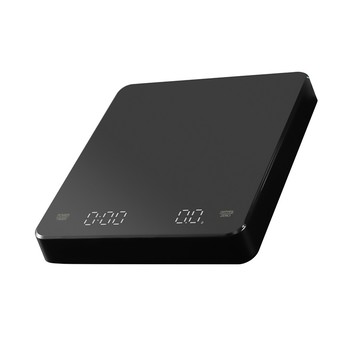 帶定時器 LED 屏幕的數字咖啡秤 Espresso 內置電池 3kg Max.Weighing 0.1g 高精度測量液