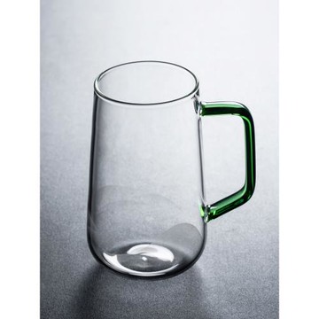 一品工坊玻璃杯帶蓋男女士辦公室水杯月牙杯猴魁專用杯綠茶泡茶杯